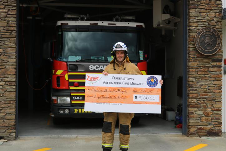 Ziptober - We show our support for volunteer fire service