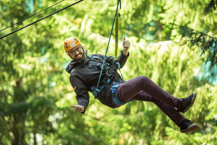 Zipline company welcomes new 'Ziptrekker'